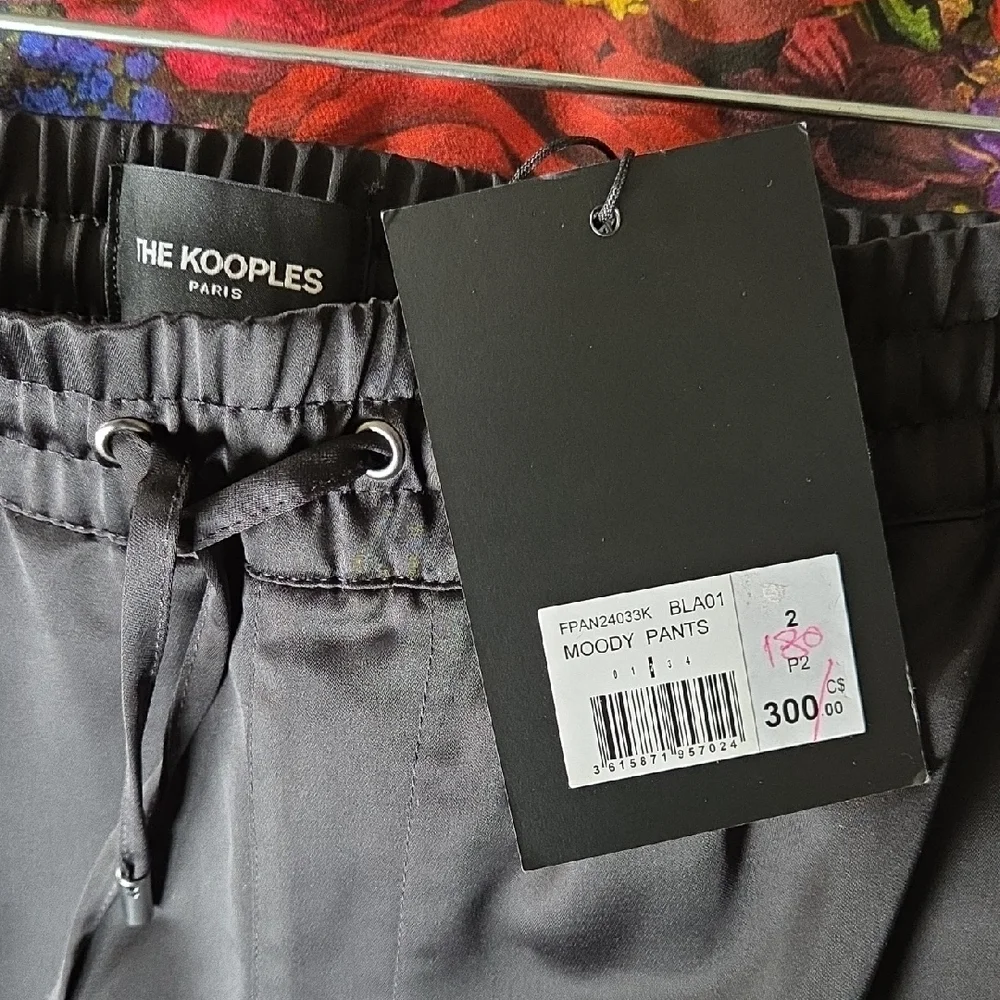 The Kooples Satin Track Pants - NWT - Picture 8 of 9